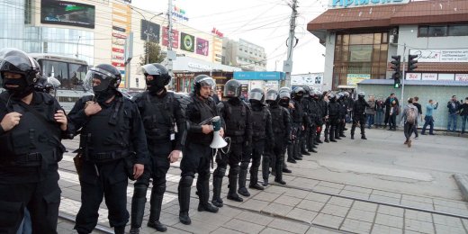 Акции против пенсионной реформы. Онлайн ОВД-Инфо