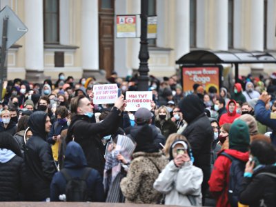      Задержания на акциях за свободу Алексея Навального 21 апреля 2021 года. Онлайн
    