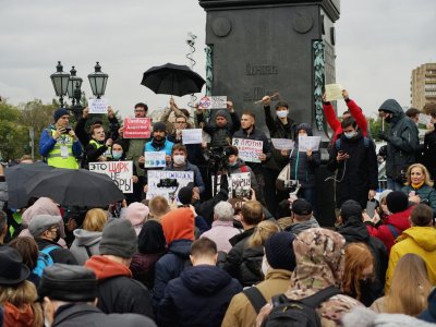      Акции против фальсификаций на выборах 25 сентября 2021 года. Онлайн задержаний
    