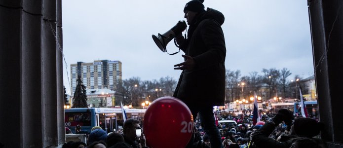 Митинг с участием Алексея Навального в Самаре 3 декабря / Фото: Евгений Фельдман, фотопроект «Это Навальный»